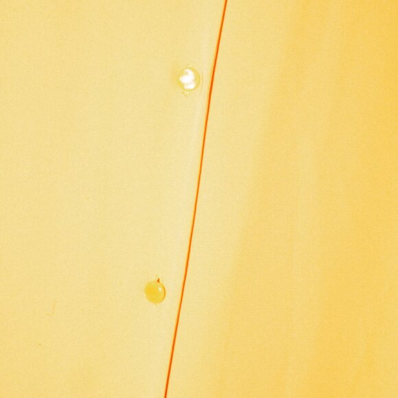 Sunshine Yellow Chaus & Co Long-Sleeve Collared Button-Down Blouse – Size 12 - Picture 4 of 5